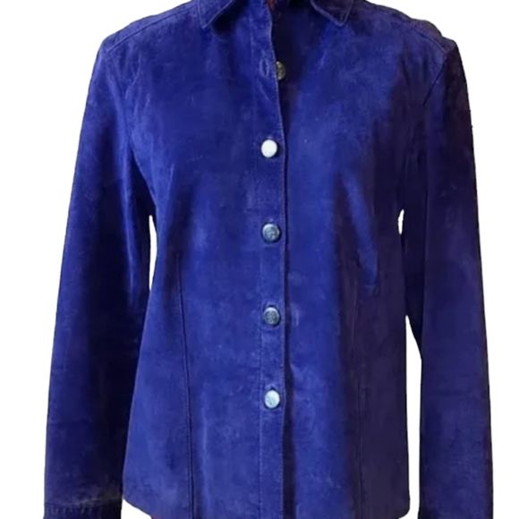 Purple Leather Jacket - Picture 2 of 7